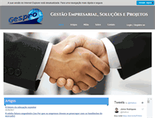 Tablet Screenshot of gespro.com.br